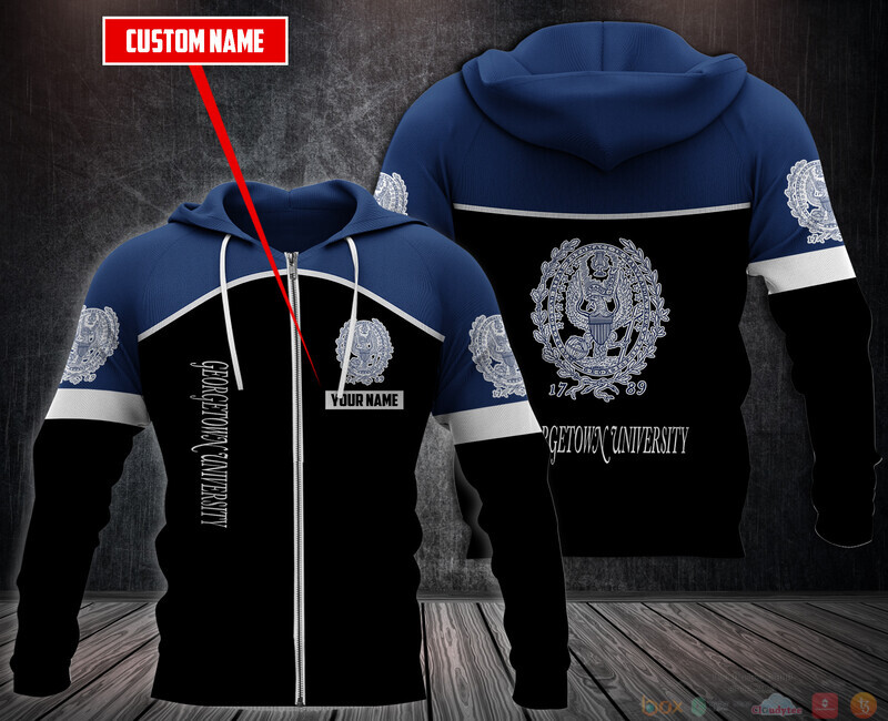 Georgetown University Personalized Hoodie, Fleece Hoodie 3 Personalized Georgetown University Custom Hoodie Fleece Hoodie 1 2