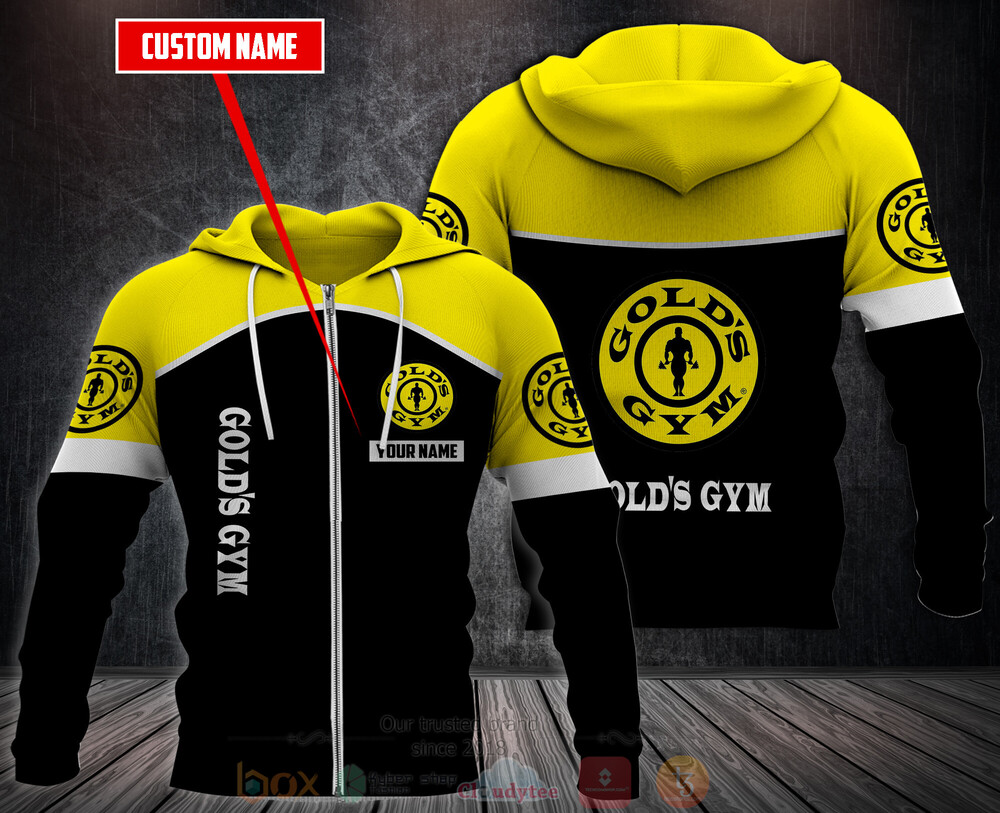 BEST Personalized Gold'S Gym 3D All Over Print Hoodie, Fleece Hoodie 3 Personalized GoldS Gym 3D Hoodie Fleece Hoodie 1 2