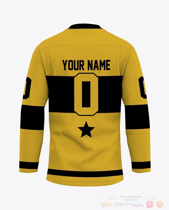 Personalized Harry Potter Hufflepuff Hockey Jersey 3 Personalized Harry Potter Hufflepuff Hockey Jersey 1 2