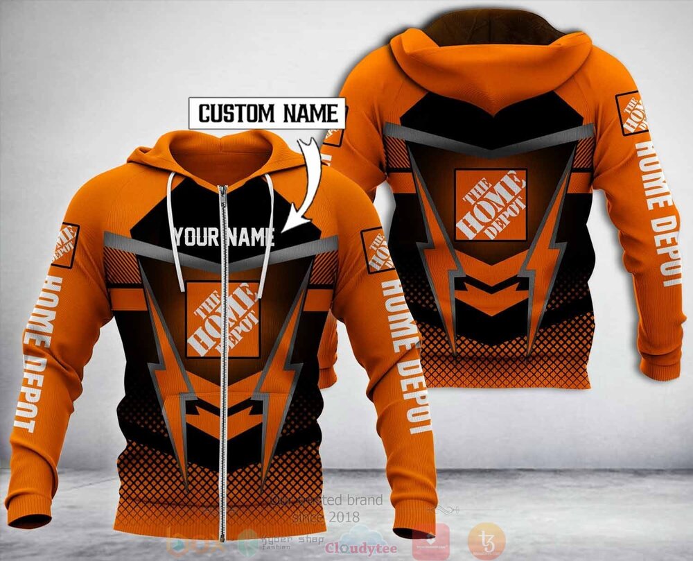BEST Personalized Home Depot 3D All Over Print Fleece Hoodie, Hoodie 2 Personalized Home Depot 3D Fleece Hoodie Hoodie 1