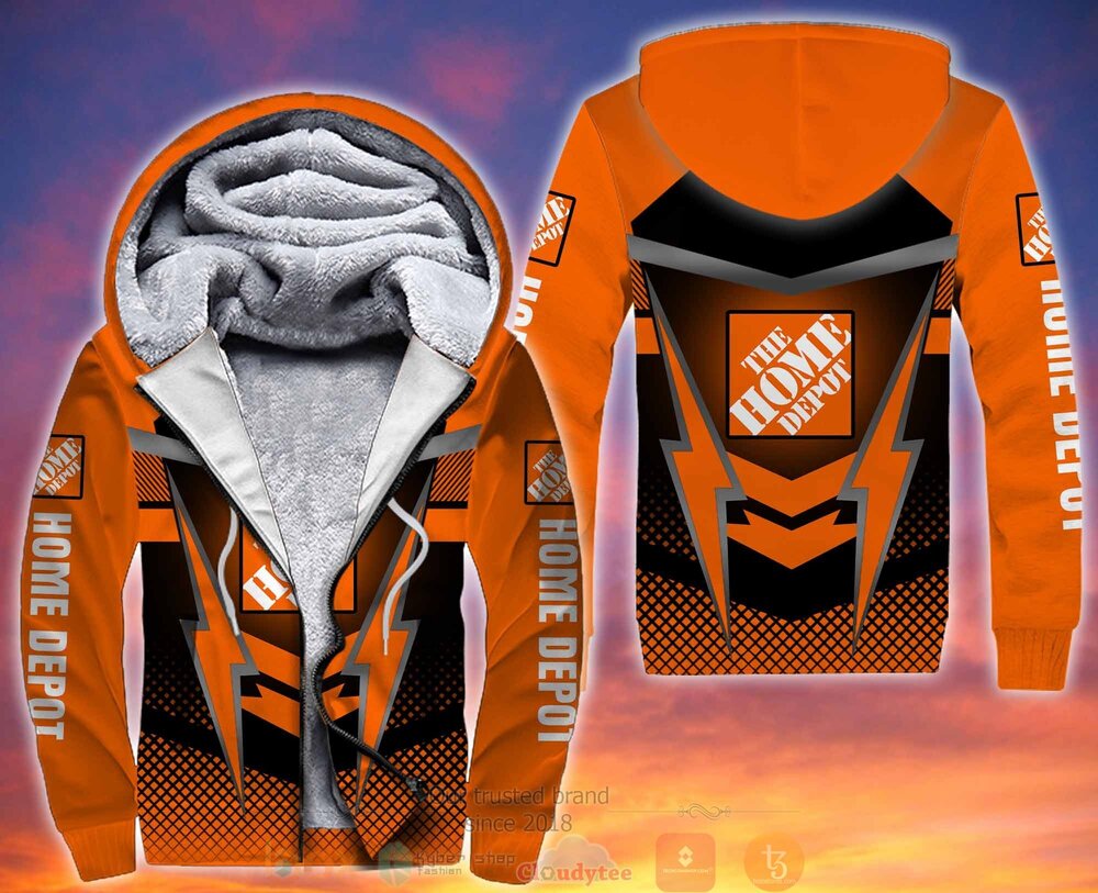 BEST Personalized Home Depot 3D All Over Print Fleece Hoodie, Hoodie 3 Personalized Home Depot 3D Fleece Hoodie Hoodie 1 2