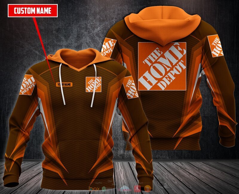 Personalized Home Depot Orange Custom full print 3d Fleece Hoodie, Hoodie 4 Personalized Home Depot Orange Custom 3d Fleece Hoodie Hoodie