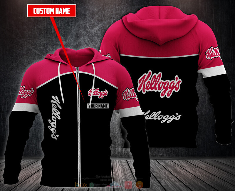 Personalized Kellogg'S 3D Fleece Hoodie, Zip Hoodie 3 Personalized KelloggS 3D Fleece Hoodie Zip Hoodie 1 2