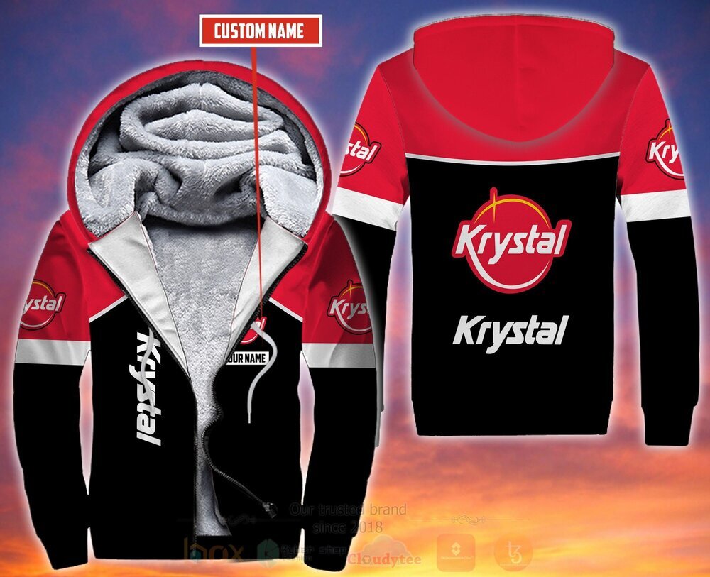 Personalized Krystal 3D Fleece Hoodie Hoodie