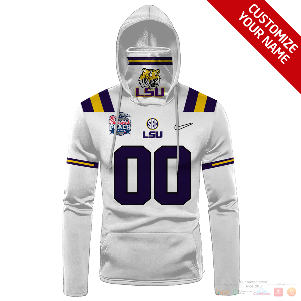 Personalized LSU Tigers SEC Nike custom hoodie mask 1