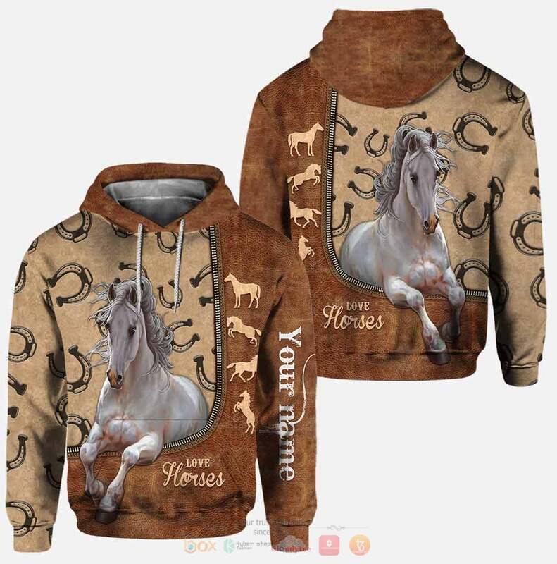 Personalized Love Horses 3d hoodie, legging 2 Personalized Love Horses 3d hoodie legging 1