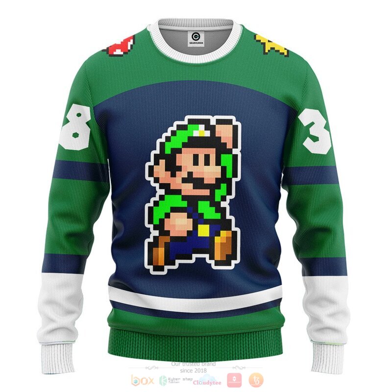 Personalized Luigi Sports Ver 2 3D Shirt, Hoodie 2 Personalized Luigi Sports Ver 2 3D Shirt Hoodie 1