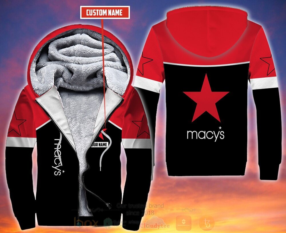 BEST Personalized Macy's 3D All Over Print Fleece Hoodie, Hoodie 1 Personalized Macys 3D Fleece Hoodie Hoodie