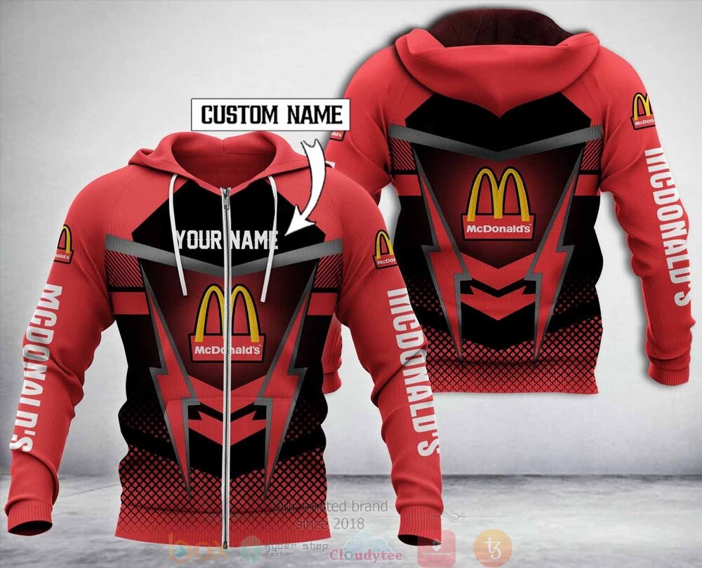 BEST Personalized Mcdonald'S 3D All Over Print Fleece Hoodie, Hoodie 2 Personalized McdonaldS 3D Fleece Hoodie Hoodie 1