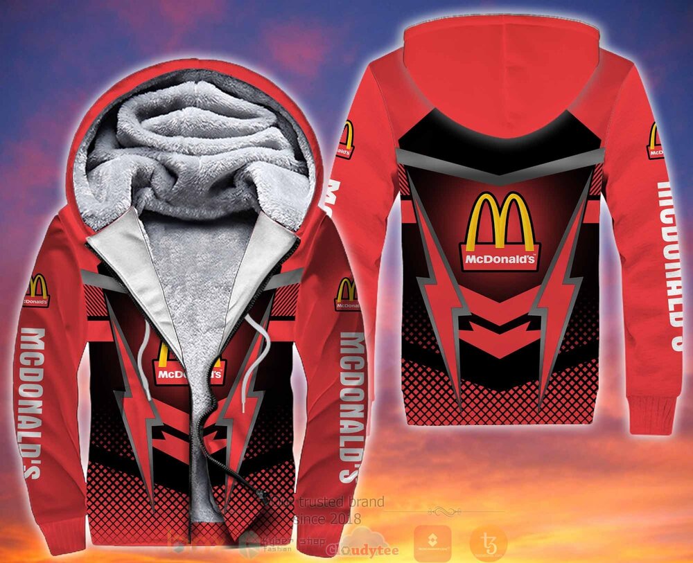 BEST Personalized Mcdonald'S 3D All Over Print Fleece Hoodie, Hoodie 3 Personalized McdonaldS 3D Fleece Hoodie Hoodie 1 2