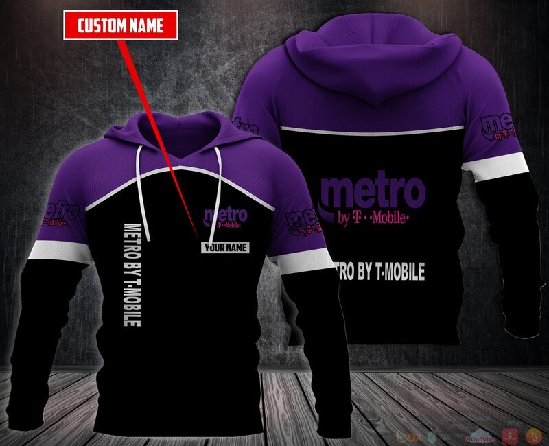 Metro By T-Mobile Personalized Hoodie, Fleece Hoodie 2 Personalized Metro By T Mobile Custom Hoodie Fleece Hoodie 1