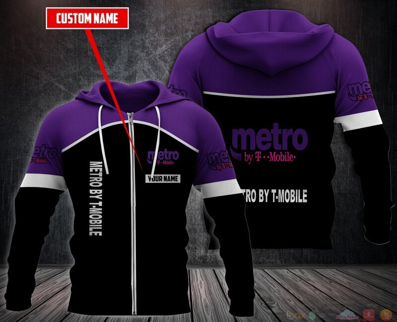 Metro By T-Mobile Personalized Hoodie, Fleece Hoodie 3 Personalized Metro By T Mobile Custom Hoodie Fleece Hoodie 1 2