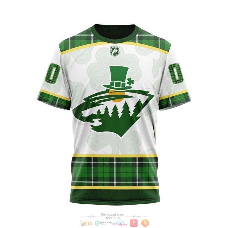 Personalized Minnesota Wild NHL St Patrick Days full print 3d shirt, hoodie 6 Personalized Minnesota Wild NHL St Patrick Days 3d shirt hoodie 1 2 3 4 5