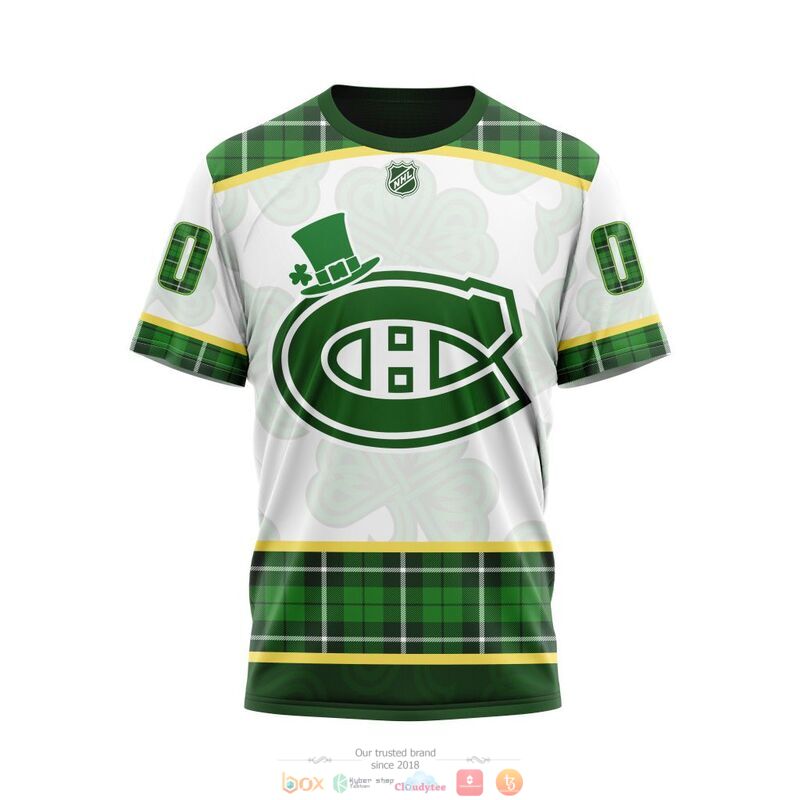 Personalized Montreal Canadiens NHL St Patrick Days full print 3d shirt, hoodie 6 Personalized Montreal Canadiens NHL St Patrick Days 3d shirt hoodie 1 2 3 4 5