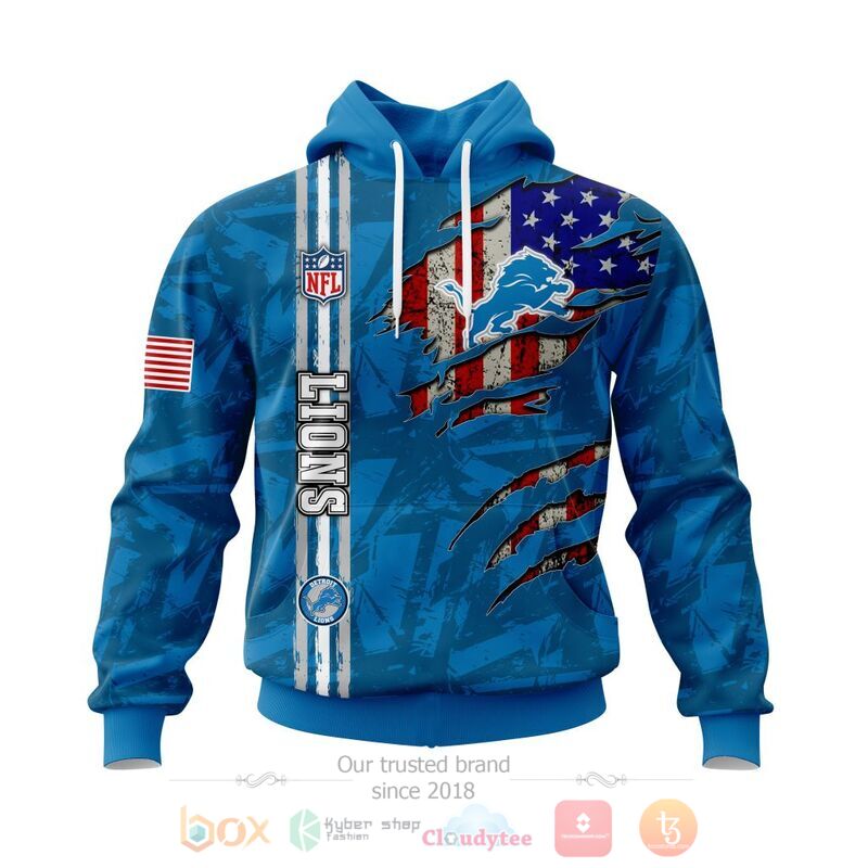 Personalized NFL Detroit Lions American Flag 3d shirt, hoodie 14 Personalized NFL Detroit Lions American Flag 3d shirt hoodie