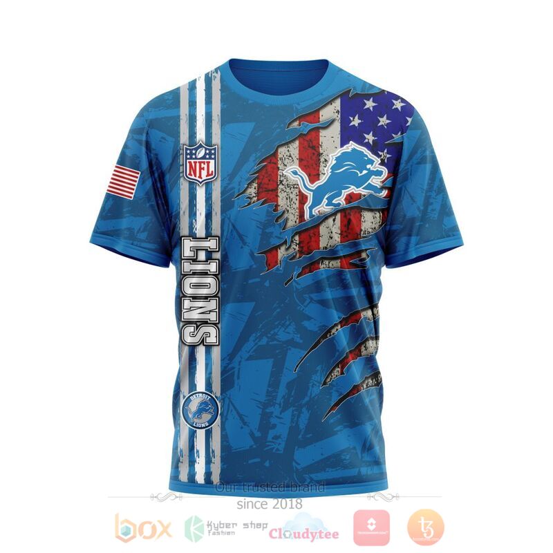 Personalized NFL Detroit Lions American Flag 3d shirt, hoodie 6 Personalized NFL Detroit Lions American Flag 3d shirt hoodie 1 2 3 4 5