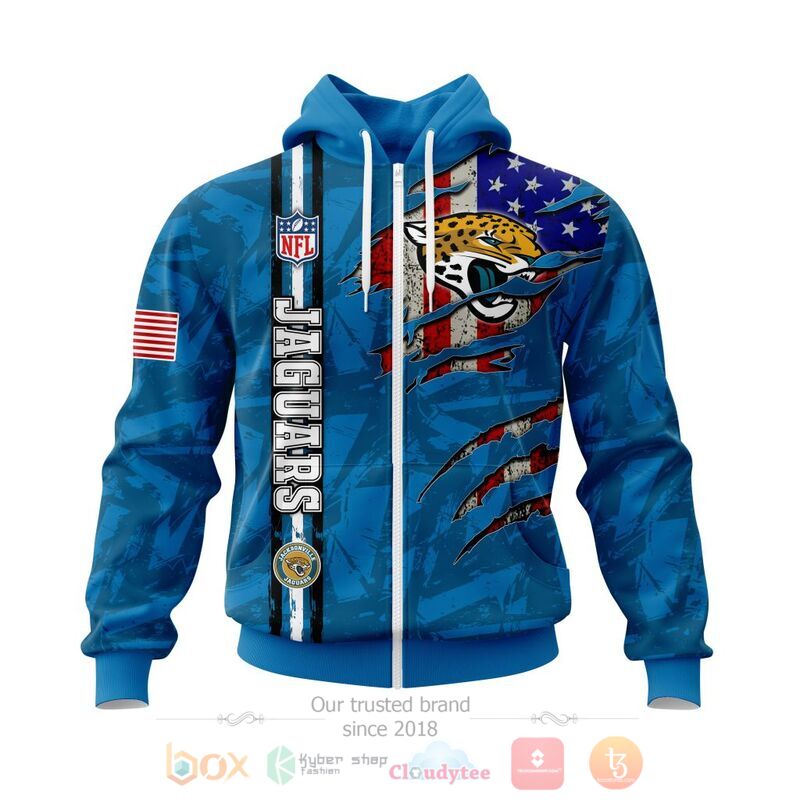 Personalized NFL Jacksonville Jaguars American Flag 3d shirt, hoodie 2 Personalized NFL Jacksonville Jaguars American Flag 3d shirt hoodie 1