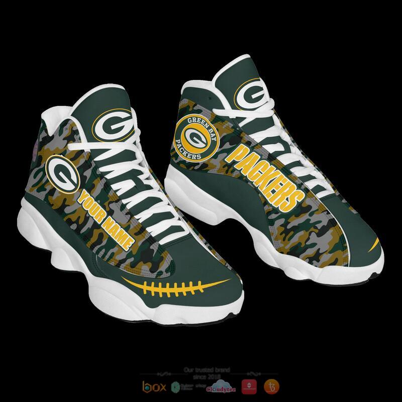 Personalized NFL Kansas City Chiefs Camo Air Jordan 13 Shoes 2 Personalized NFL Kansas City Chiefs Camo Air Jordan 13 Shoes 1