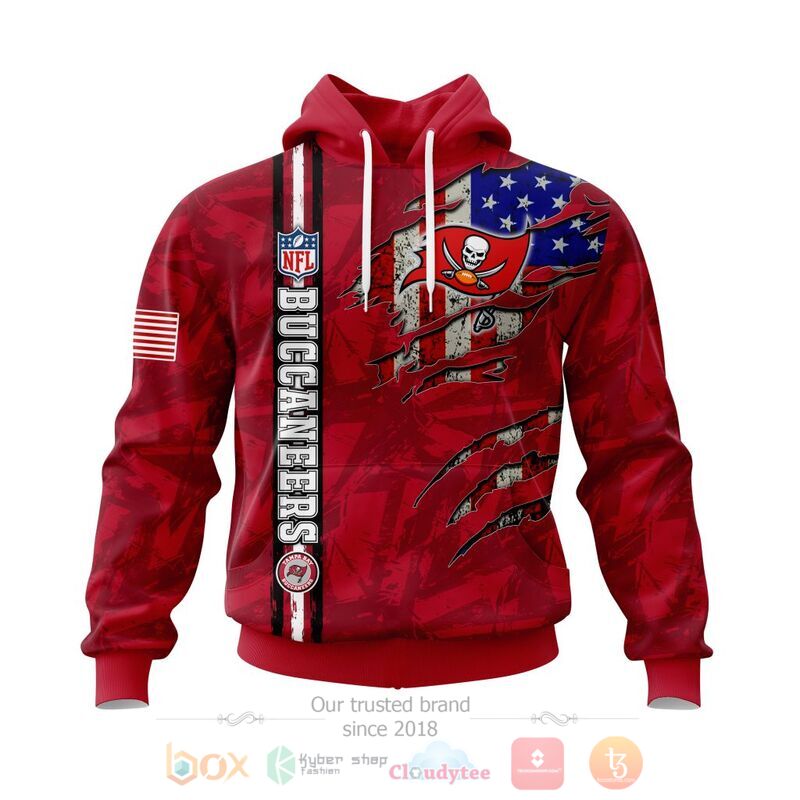 Personalized NFL Tampa Bay Buccaneers American Flag 3d shirt, hoodie 14 Personalized NFL Tampa Bay Buccaneers American Flag 3d shirt hoodie