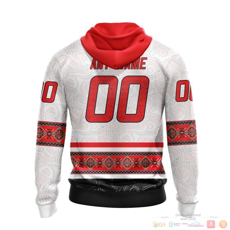 Personalized NHL Carolina Hurricanes native American jersey shirt, hoodie 3 Personalized NHL Carolina Hurricanes brocade pattern 3d shirt hoodie 1 2
