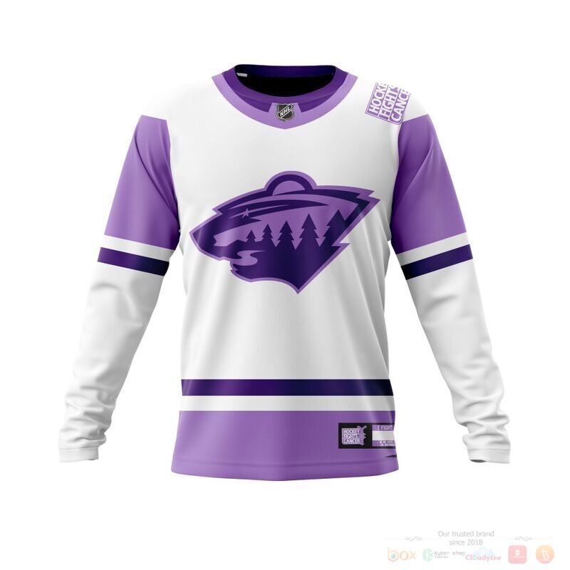 Personalized NHL Minnesota Wild Fights Cancer 3d shirt, hoodie 5 Personalized NHL Minnesota Wild Fights Cancer 3d shirt hoodie 1 2 3 4