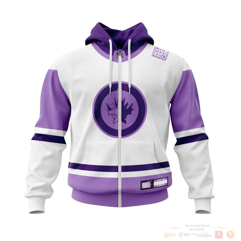 Personalized NHL Winnipeg Jets Fights Cancer 3d shirt, hoodie 2 Personalized NHL Winnipeg Jets Fights Cancer 3d shirt hoodie 1