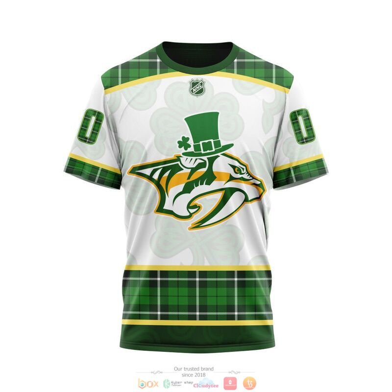 Personalized Nashville Predators NHL St Patrick Days full print 3d shirt, hoodie 6 Personalized Nashville Predators NHL St Patrick Days 3d shirt hoodie 1 2 3 4 5