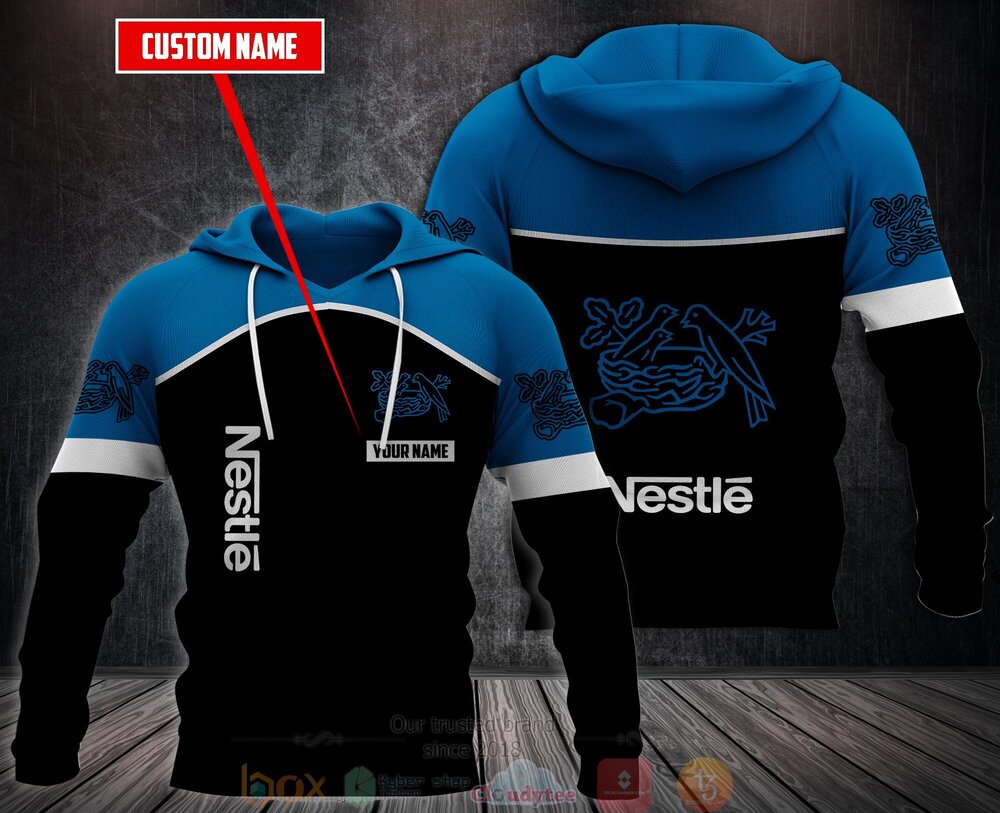 BEST Personalized Nestle 3D All Over Print Fleece Hoodie, Hoodie 2 Personalized Nestle 3D Fleece Hoodie Hoodie 1