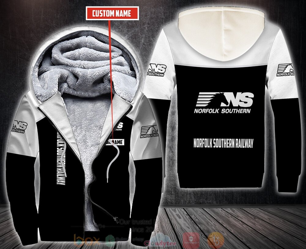 BEST Personalized Norfolk Southern Railway 3D All Over Print Fleece Hoodie, Hoodie 7 Personalized Norfolk Southern Railway 3D Fleece Hoodie Hoodie
