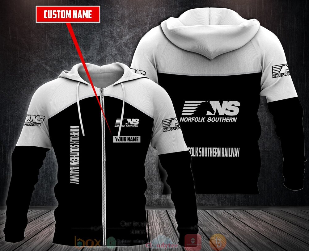 BEST Personalized Norfolk Southern Railway 3D All Over Print Fleece Hoodie, Hoodie 3 Personalized Norfolk Southern Railway 3D Fleece Hoodie Hoodie 1 2