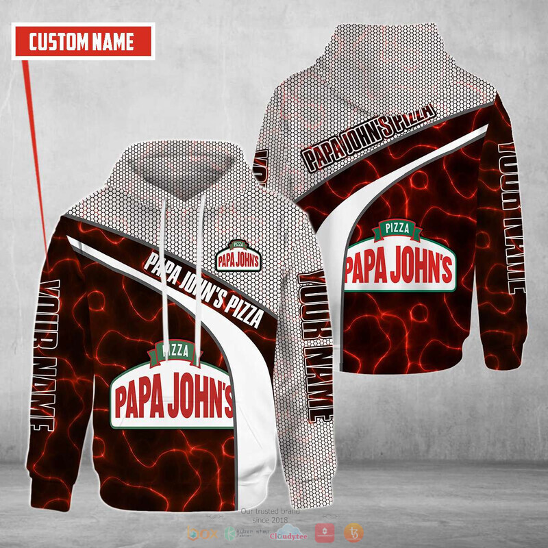 Personalized Papa Johns Pizza Custom All Over Print 3d Hoodie