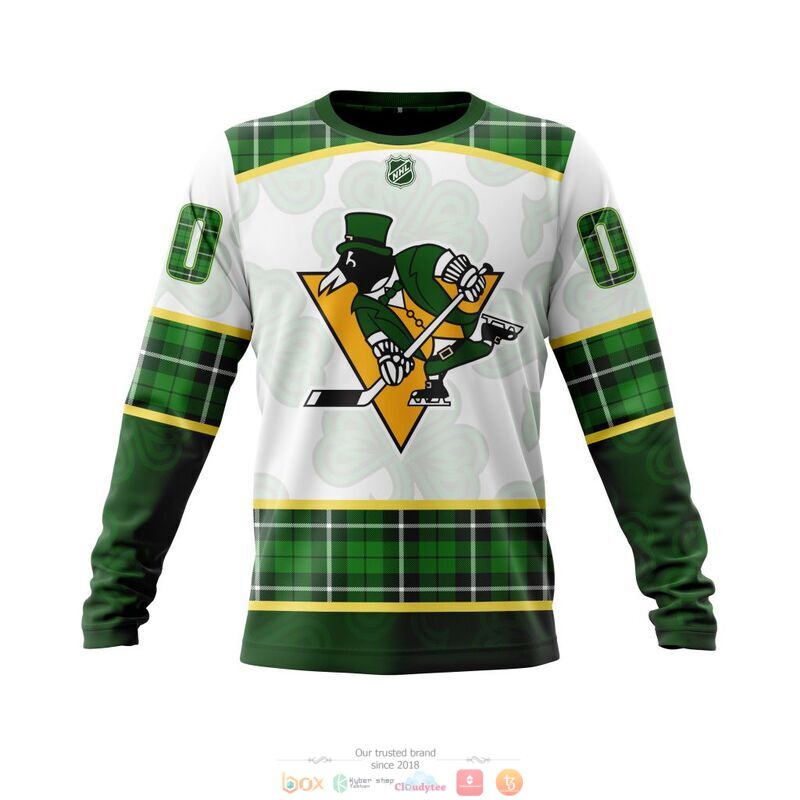 Personalized Pittsburgh Penguins NHL St Patrick Days 3d shirt hoodie 1 2 3