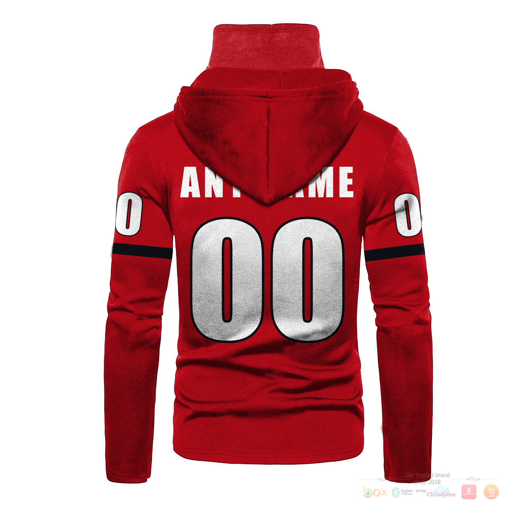 Personalized SEC Georgia Bulldogs red custom hoodie mask 1