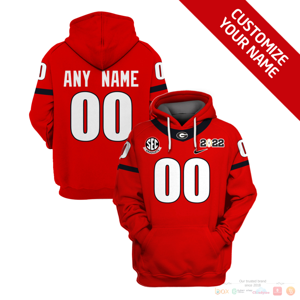 Personalized SEC Graduate 2022 red custom 3d shirt hoodie