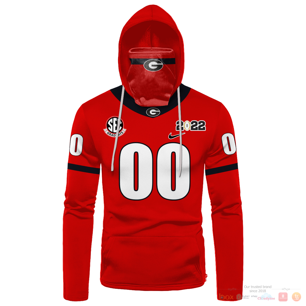 Personalized SEC Graduate 2022 red custom hoodie mask 1