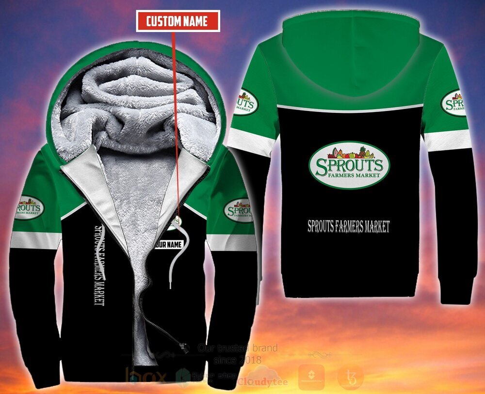 BEST Personalized Sprouts Farmers Market 3D All Over Print Fleece Hoodie, Hoodie 6 Personalized Sprouts Farmers Market 3D Fleece Hoodie Hoodie