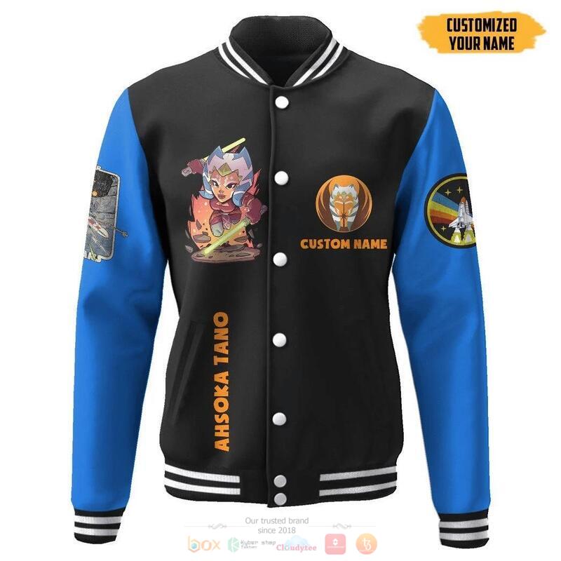 Personalized Star Wars Ahsoka Tano Baseball Jacket