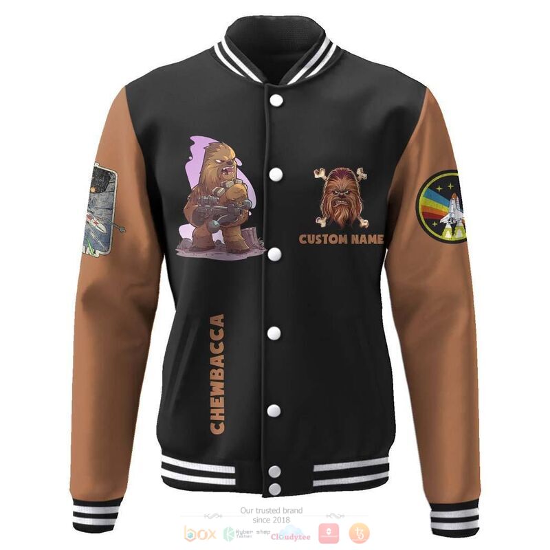 Personalized Star Wars Chewbacca Baseball Jacket