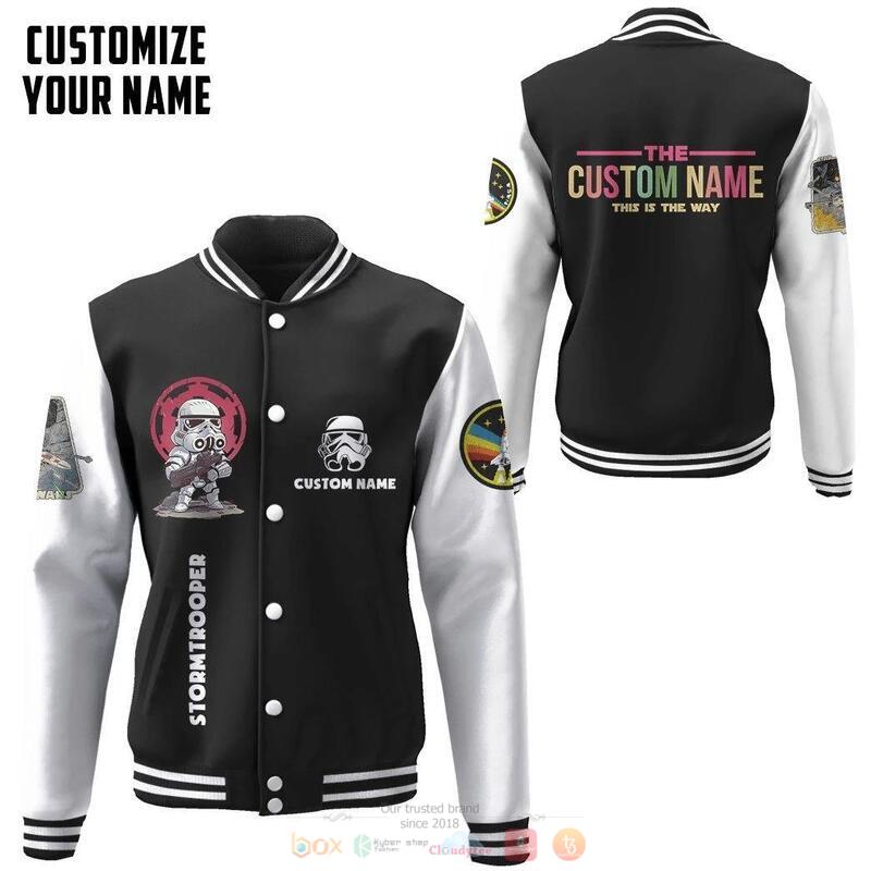 Personalized Star Wars Stormtrooper Baseball Jacket