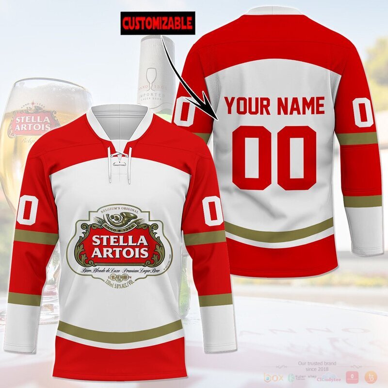 Personalized Stella Artois Hockey Jersey 3 Personalized Stella Artois Hockey Jersey