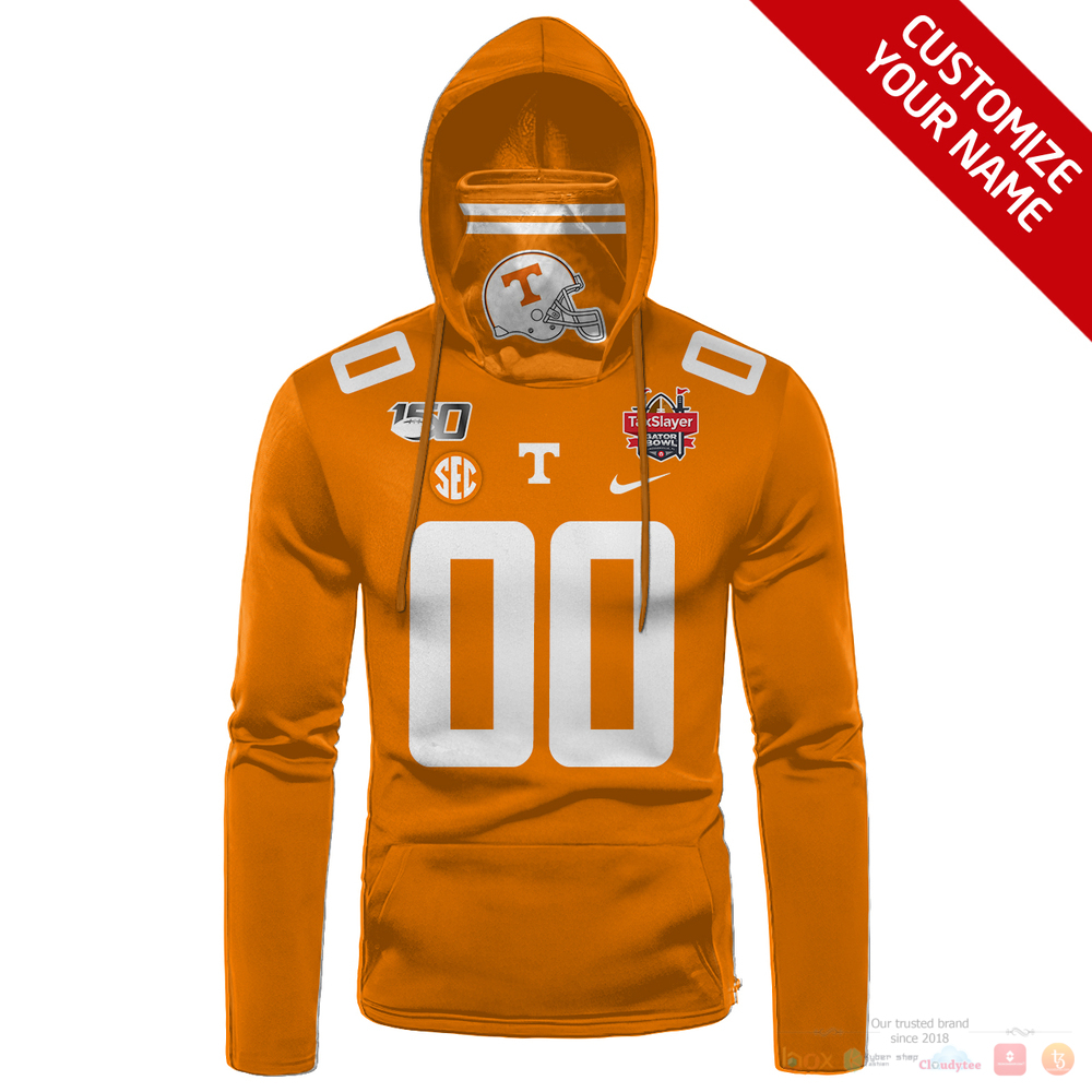 Personalized Tennessee Volunteers SEC Nike TaxSlayer Bowl custom hoodie mask