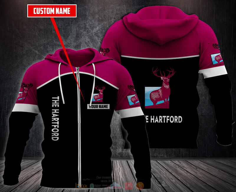 Personalized The Hartford 3D Fleece Hoodie, Zip Hoodie 3 Personalized The Hartford 3D Fleece Hoodie Zip Hoodie 1 2