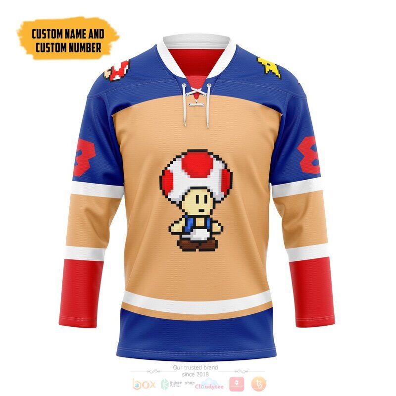 Personalized Toad Sports Hockey Jersey