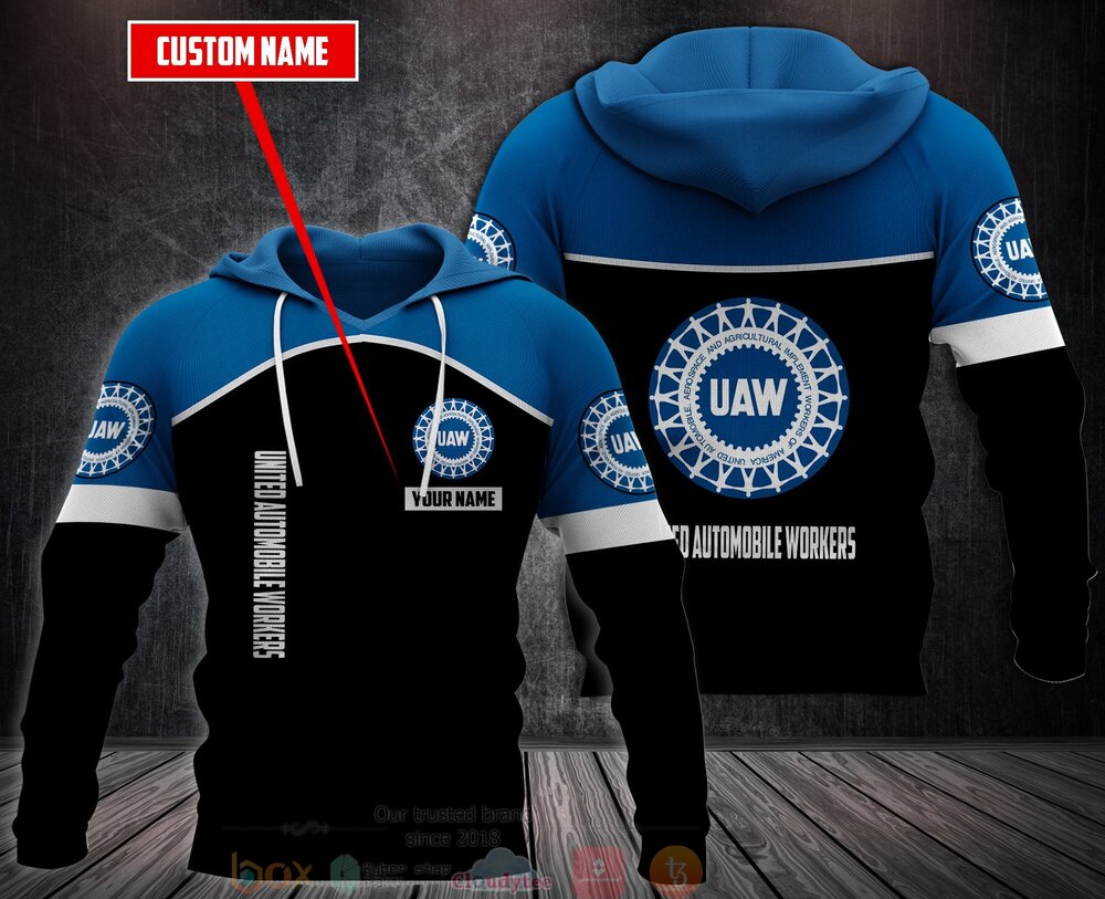 BEST Personalized United Automobile Workers 3D All Over Print Fleece Hoodie, Hoodie 2 Personalized United Automobile Workers 3D Fleece Hoodie Hoodie 1