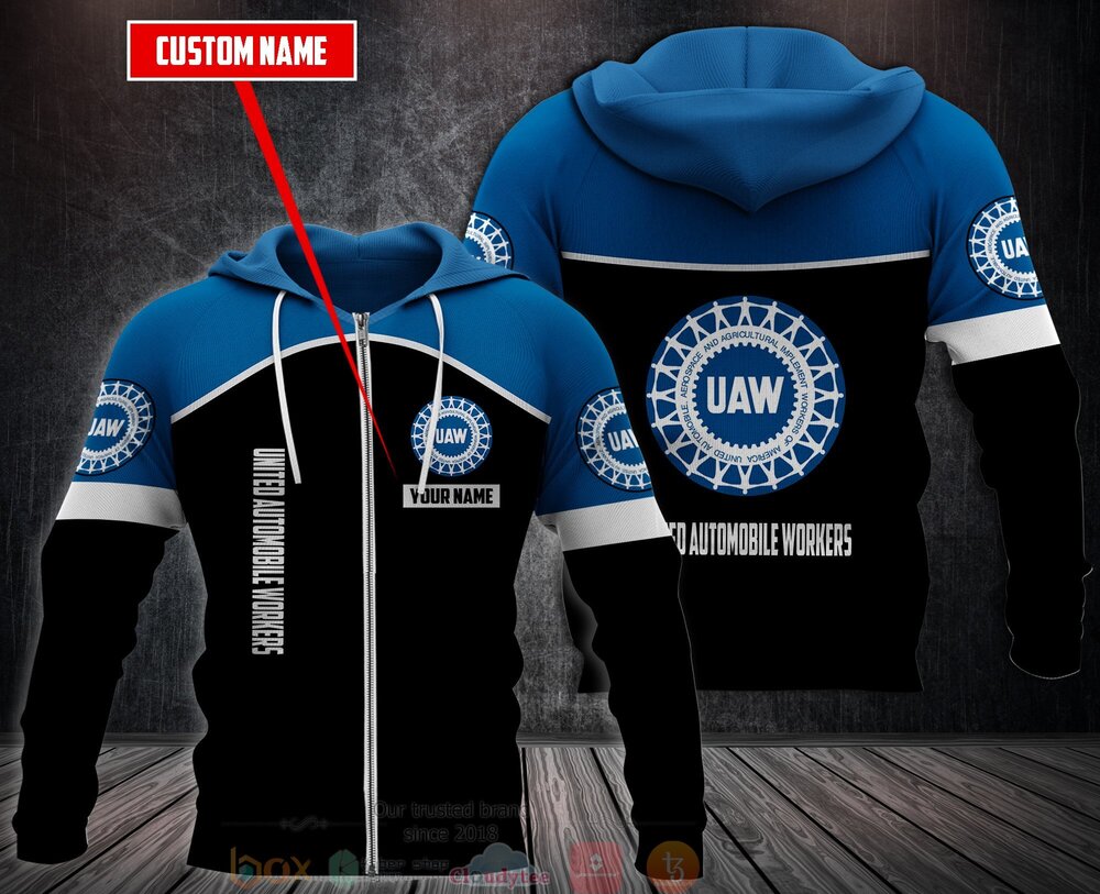 BEST Personalized United Automobile Workers 3D All Over Print Fleece Hoodie, Hoodie 3 Personalized United Automobile Workers 3D Fleece Hoodie Hoodie 1 2