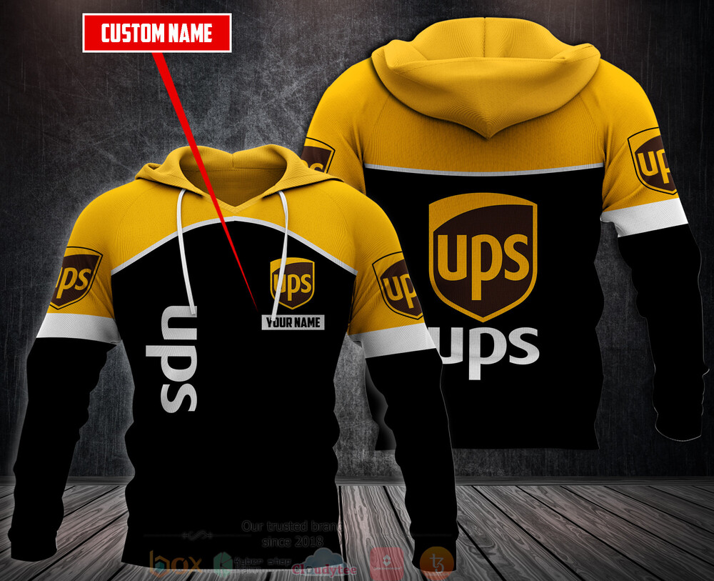 BEST Personalized Ups 3D All Over Print Fleece Hoodie, Hoodie 2 Personalized Ups 3D Fleece Hoodie Hoodie 1