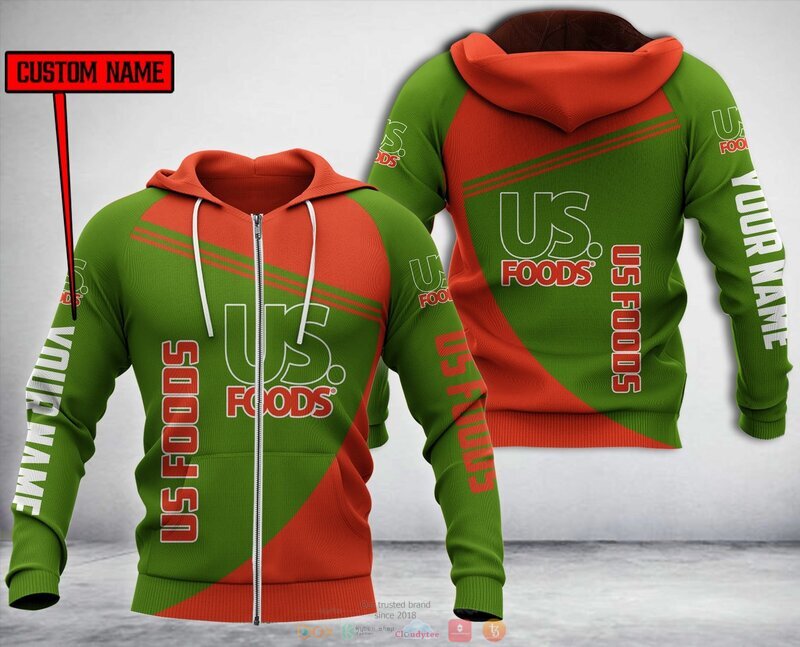 Personalized Us Foods Custom 3d Hoodie Zip Hoodie