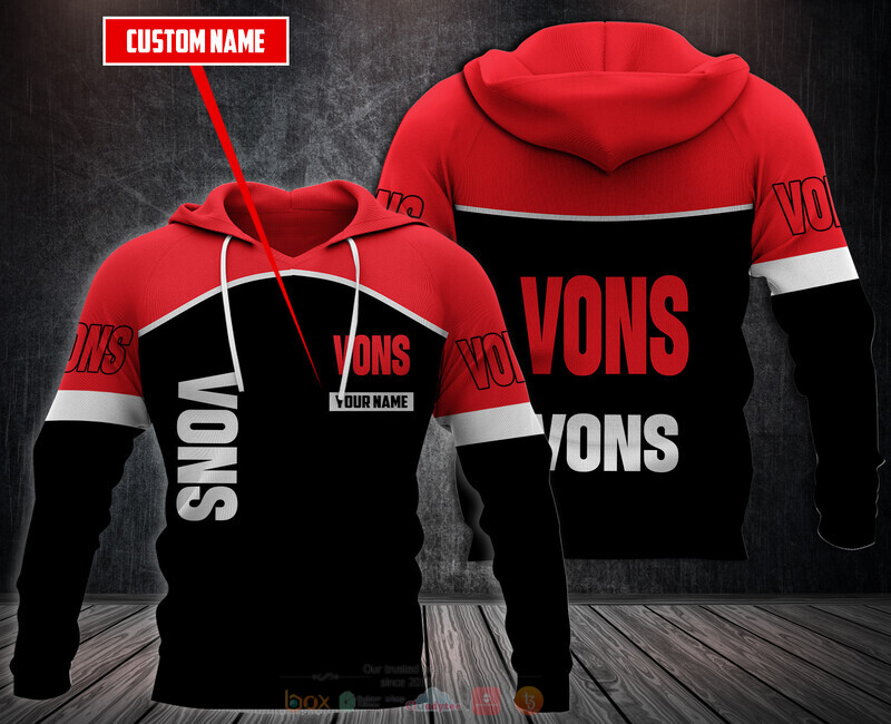 Personalized Vons 3D Fleece Hoodie, Zip Hoodie 2 Personalized Vons 3D Fleece Hoodie Zip Hoodie 1