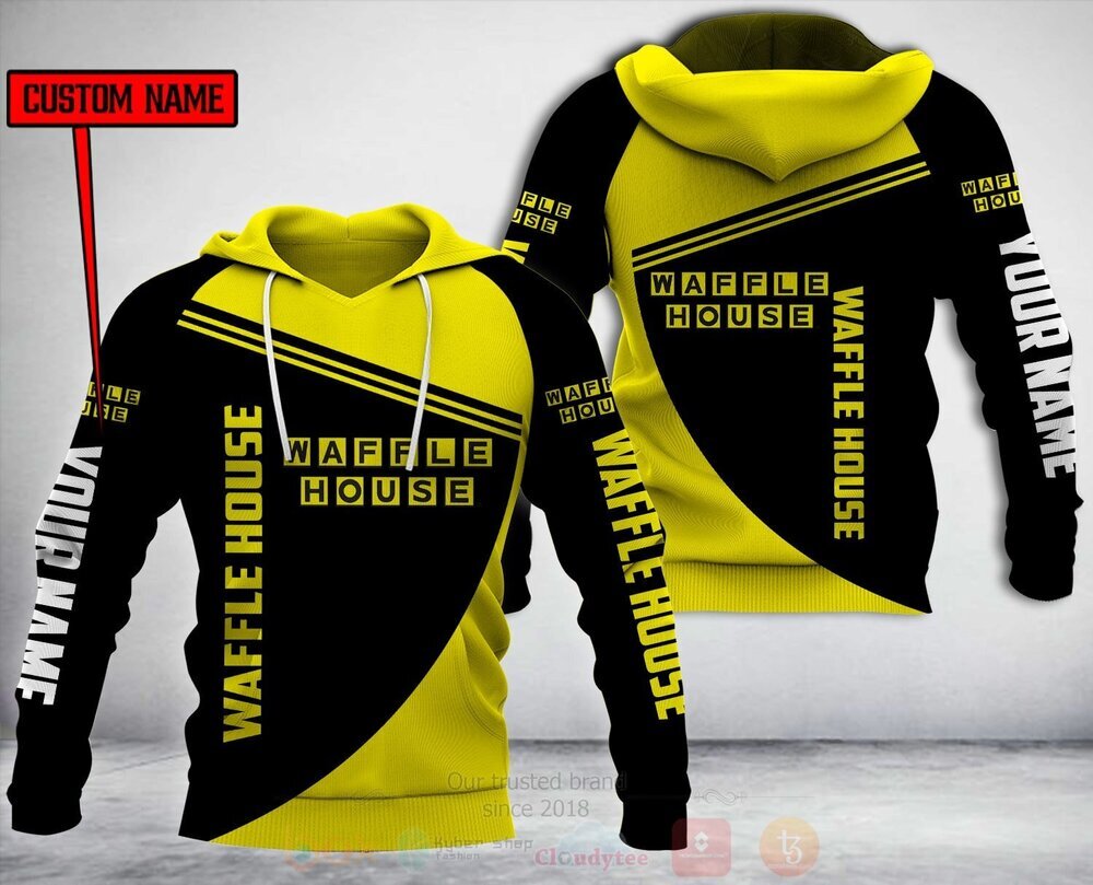 BEST Personalized Waffle House Custom 3D Hoodie, Zip Hoodie 2 Personalized Waffle House 3D Hoodie Zip Hoodie 1
