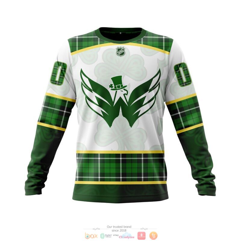 Personalized Washington Capitals NHL St Patrick Days full print 3d shirt, hoodie 4 Personalized Washington Capitals NHL St Patrick Days 3d shirt hoodie 1 2 3